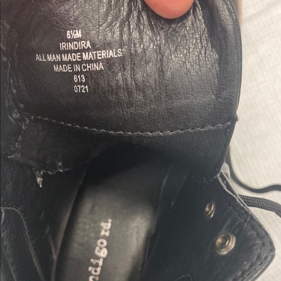 Indigo Black Ankle Boots for Women Excellent Condition - Picture 6 of 8